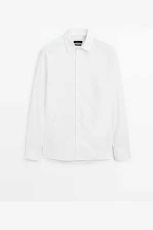 Massimo Dutti Camisa Regular Fit Mini Cuadrille