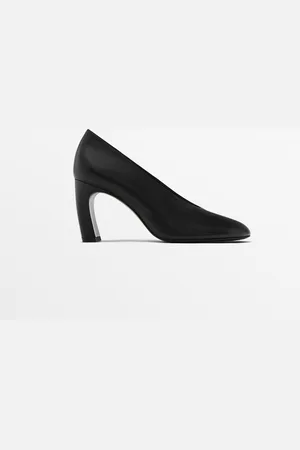 Massimo Dutti Zapato Tacón Punta Redonda