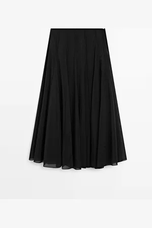 Massimo Dutti Falda Larga Vuelo Godets