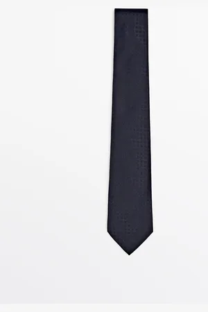Massimo Dutti Corbata Microestructura Seda Morera