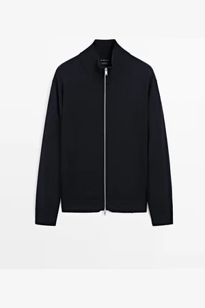 Massimo Dutti Cárdigan Punto Cremallera Algodón