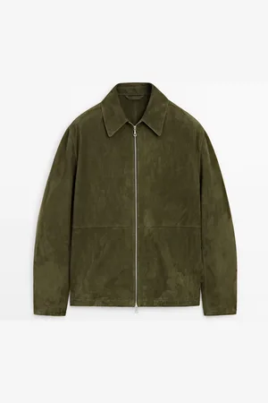 Massimo Dutti Chaqueta Piel Ante