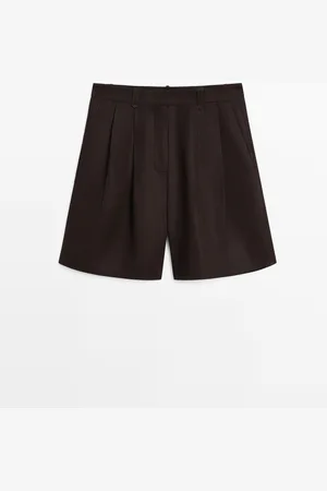 Massimo Dutti Bermuda Detalle Pliegues