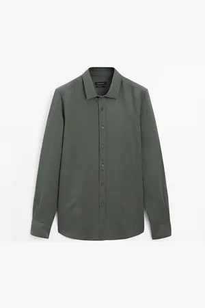 Massimo Dutti Camisa Regular Fit Con Algodón