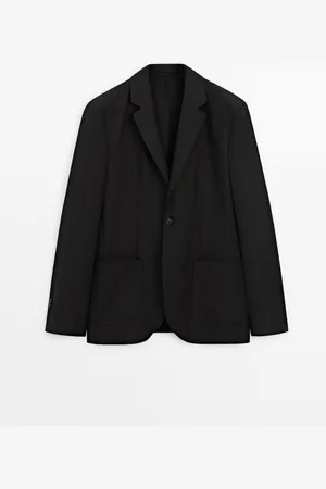 Massimo Dutti Americana Traje 100% Lino