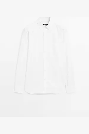 Massimo Dutti Camisa Oxford 100% Algodón