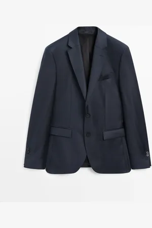Massimo Dutti Americana Traje Pata De Gallo