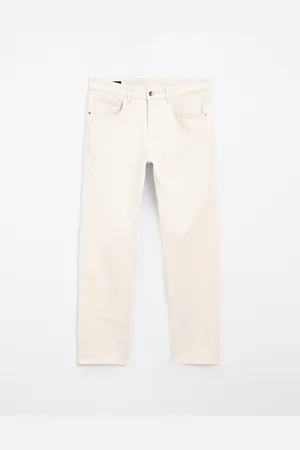 Massimo Dutti Jeans Tapered Fit Mezcla Algodón