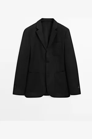 Massimo Dutti Americana Traje 100% Lino