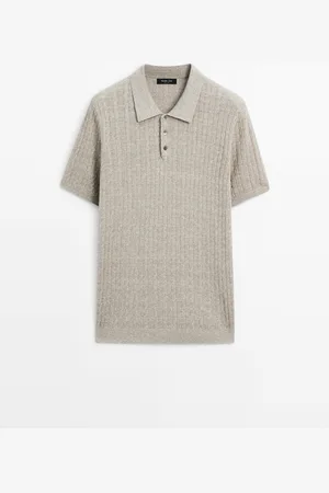 Massimo Dutti Jersey Polo Punto Con Algodón