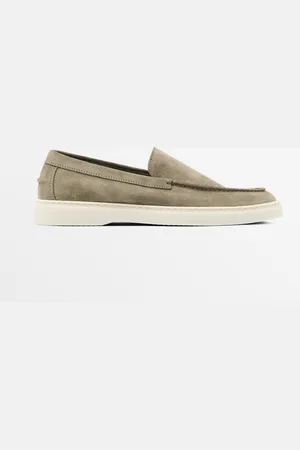Massimo Dutti Mocasín Serraje Bordón