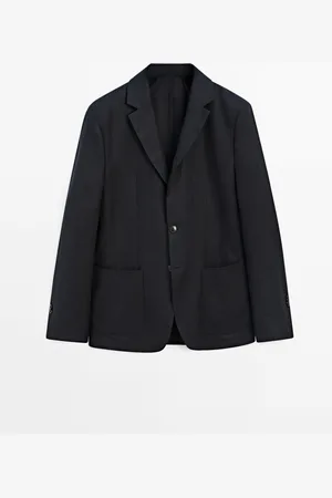 Massimo Dutti Americana Traje 100% Lino