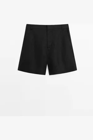 Massimo Dutti Bermuda Corta 100% Lino