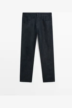 Massimo Dutti Jeans Tapered Fit Mezcla Algodón