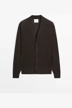 Massimo Dutti Cárdigan Punto Con Seda Morera