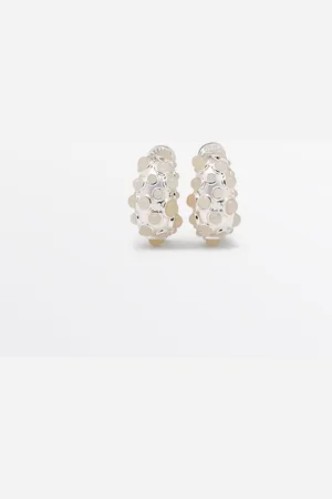 Massimo Dutti Pendientes Gota Piedras