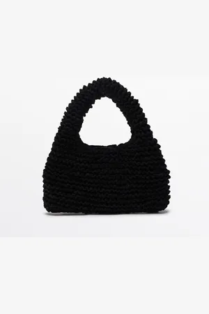 Massimo Dutti Bolso Mini Crochet Serraje