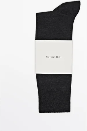 Massimo Dutti Calcetines Largos Mezcla Algodón Mercerizado