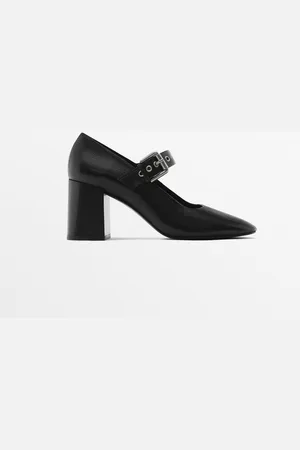 Massimo Dutti Zapato Tacón Tira Hebilla