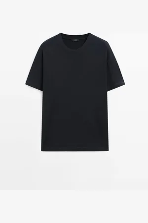 Massimo Dutti Camiseta Medium Weight 100% Algodón
