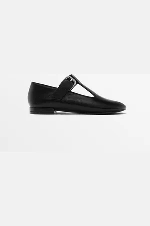 Massimo Dutti Zapato Plano Tira Hebilla