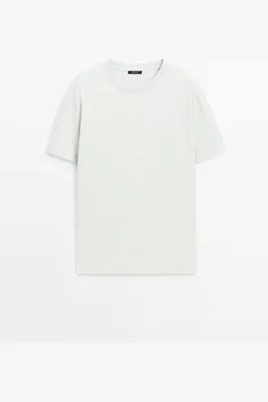 Massimo Dutti Camiseta Medium Weight 100% Algodón