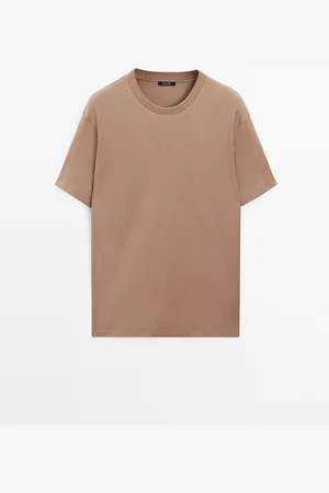 Massimo Dutti Camiseta Medium Weight 100% Algodón