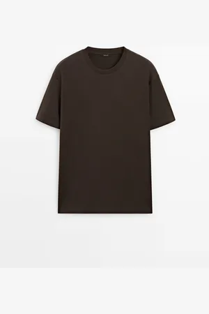 Massimo Dutti Camiseta Medium Weight 100% Algodón