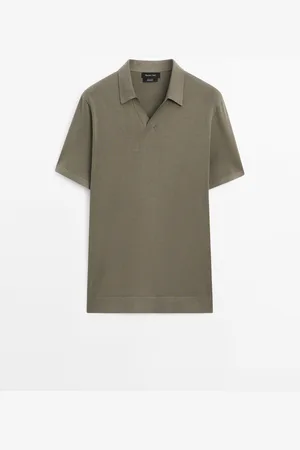 Massimo Dutti Polo Punto Manga Corta 100% Algodón