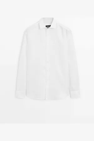 Massimo Dutti Camisa Regular Fit 100% Lino
