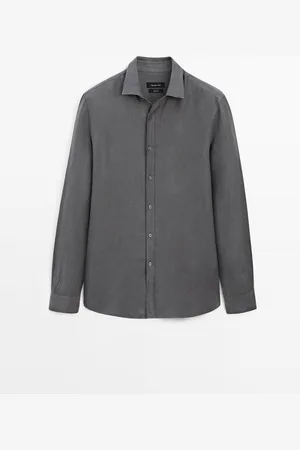 Massimo Dutti Camisa Regular Fit 100% Lino