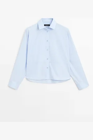 Massimo Dutti Camisa Popelín 100% Algodón