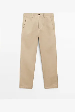 Massimo Dutti Pantalón Regular Con Algodón