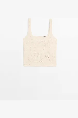 Massimo Dutti Top Punto Crochet