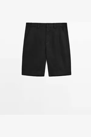 Massimo Dutti Bermuda Pinzas 100% Lino