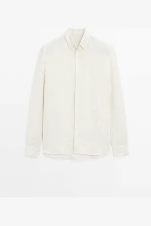 Massimo Dutti Camisa Regular Fit 100% Lino