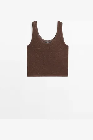 Massimo Dutti Top Tirantes Punto Fino