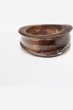 Massimo Dutti Pulsera Resina Efecto Carey
