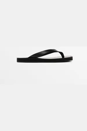 Massimo Dutti Sandalia Plana Piel
