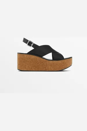Massimo Dutti Cuña Tiras Cruzadas