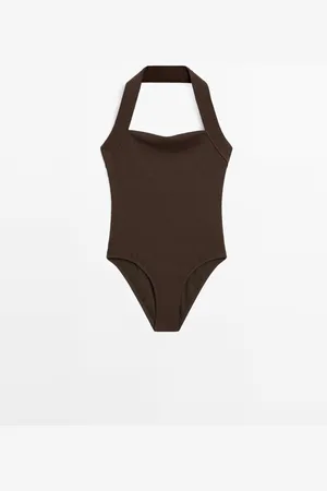 Massimo Dutti Bañador Cuello Halter
