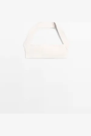 Massimo Dutti Top Bikini Halter Textura