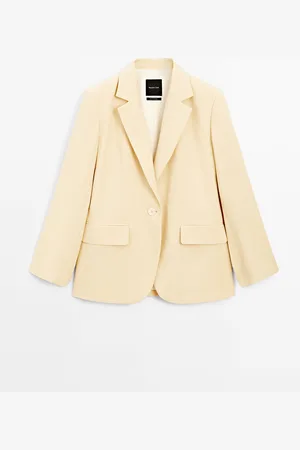 Massimo Dutti Americana Mezcla Lino