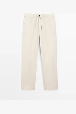 Massimo Dutti Pantalón Ligero 100% Lino
