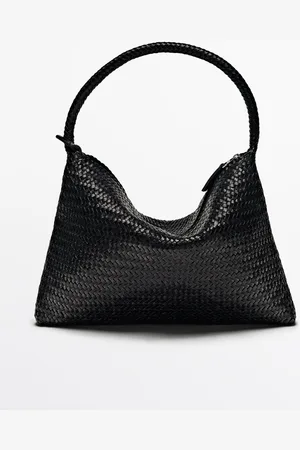 Massimo Dutti Bolso Trenzado Napa Piel