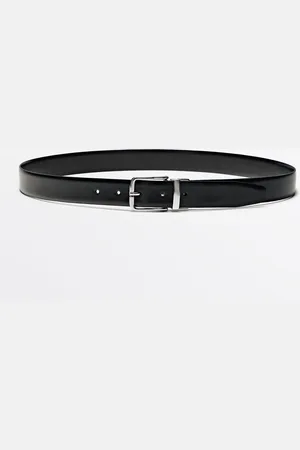 Massimo Dutti Cinturón Reversible Piel Napa