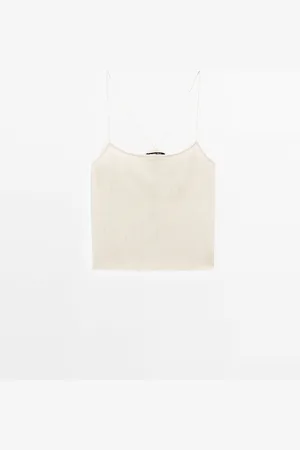 Massimo Dutti Top Tirantes Finos Estructura