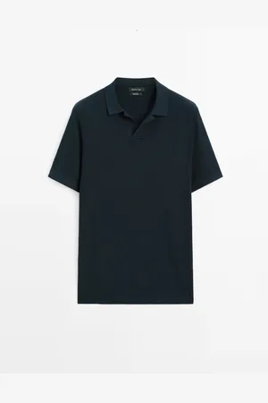 Massimo Dutti Jersey Punto Cuello Polo 100% Algodón