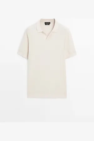 Massimo Dutti Jersey Punto Cuello Polo 100% Algodón