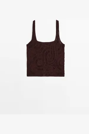 Massimo Dutti Top Punto Crochet